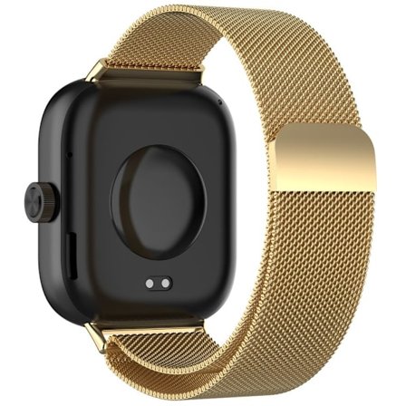 Xiaomi Redmi Watch 4 / Smart Band 8 Pro Milanese handledsrem i rostfritt stål - Guld