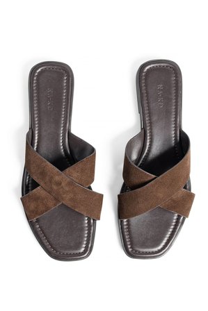 NA-KD Slip-Ons aus Wildleder - Lederschuhe - Braun - EU 37