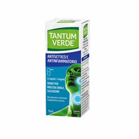 Tantum Verde Antisettico E Antinfiammatorio Spray Mucosa Orale 1