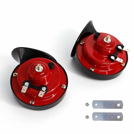 Ny generation tågtuta för bilar 2-pack, tågtuta för lastbilar den högsta tutan någonsin, 12v högt diskant- och bashorn för