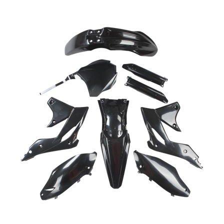 Kit Plastiche Completo Acerbis Kawasaki Nero - Kawasaki KX 250F 2013-2016