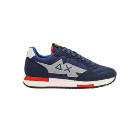 Sun68 - Sneakers - Blå - Herr - Storlek: 44 Eu, Herr, Storlek: 44 EU