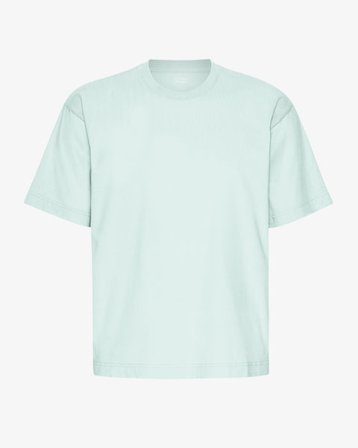 Oversized Organic T-Shirt - Light Aqua