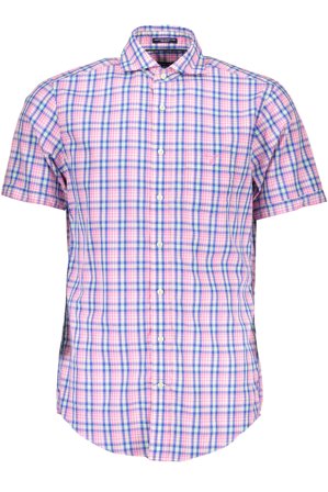 Gant Camicia Maniche Corte Uomo Rosa