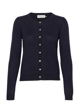 Cardigan Ls Neuletakki Sininen Rosemunde