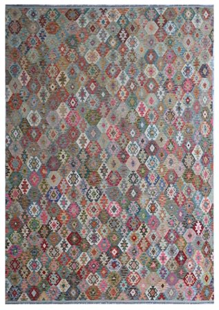 Duży Kilim Afgan Old Style Dywan 316X447 Wełna