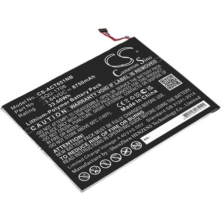 Batteri till Tablett för Acer Chromebook Tab 10, D651N