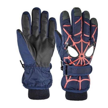 1 Par Unisex Skihansker Tykkere Slitesterk Edderkoppdesign