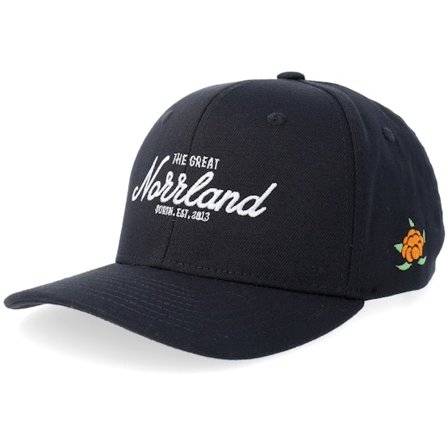 SQRTN - Great Norrland Jr 120 Cap Black Adjustable Adjustable Black Cap - @ Hatstore