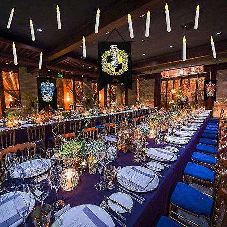 12 st Flameless Led Taper Candle Lights, batteridriven Harry Potter