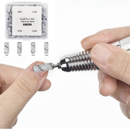 3mm nagelpolerings slip ring, 60 st mini slip ring