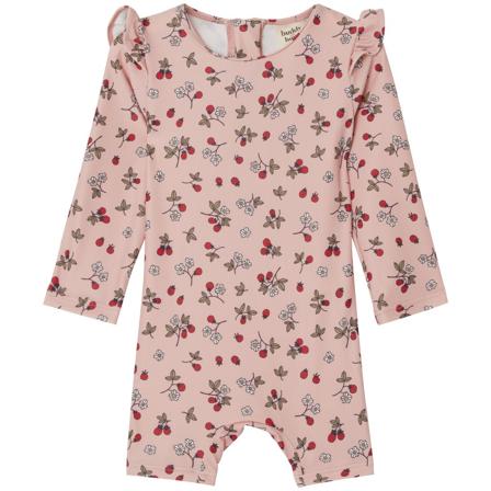 Estrid Printed One-piece Rashguard Swimsuit Wild Strawberry