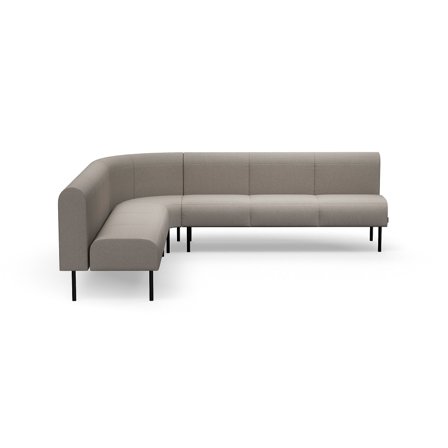 Sofa VARIETY, 90° Innenecke, Stoff Blues CSII, taupe