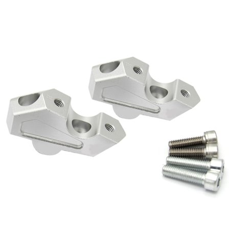 2x 22mm Motorsykkel Sykkel Styre Riser Bar Klemme Feste Blokke for F750 GS