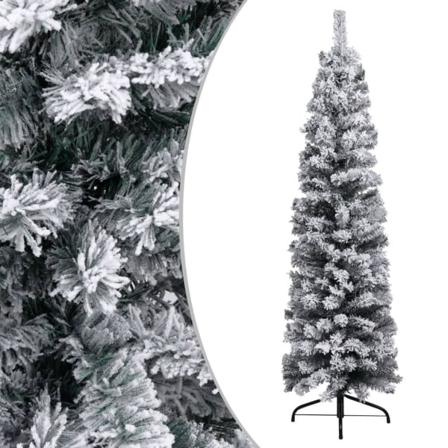 Vidaxl Smal Plastgran Med Led Och Julgranskulor Grön 150 Cm Grön