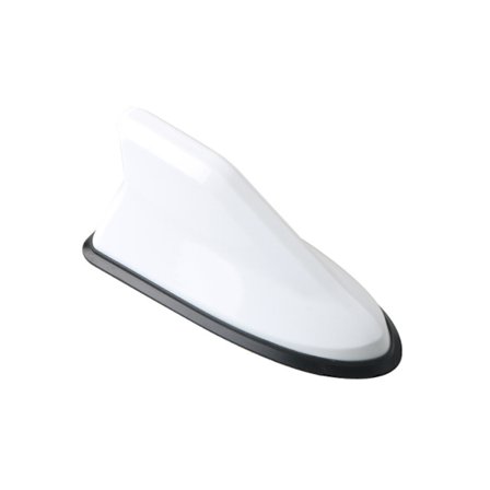 Vit-Bil dekoration Haj Finger antenn med radiosignal spec