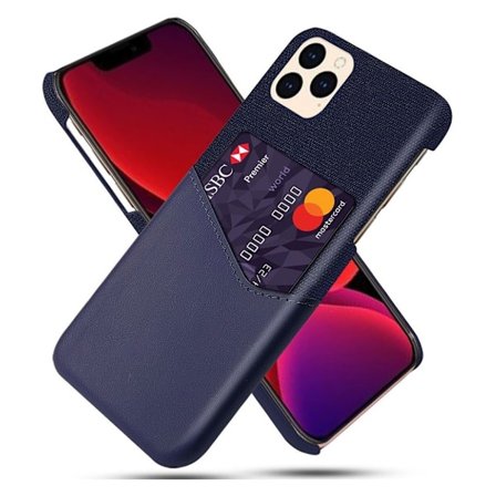 Bofink iPhone 12 Pro Max skal med korthållare - Blå