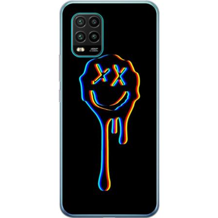 Xiaomi Mi 10 Lite 5G Läpinäkyvä kuori Melting Smiley