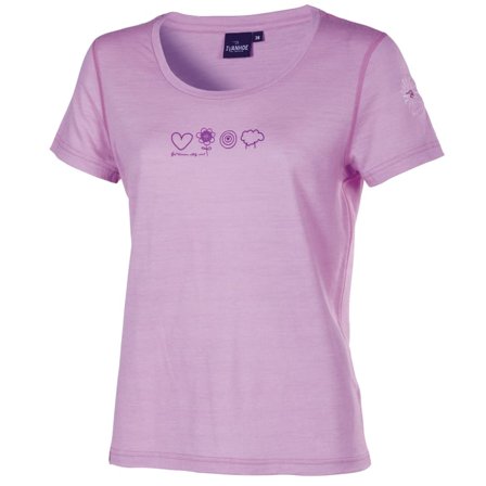 Ivanhoe Women's Underwool Meja Symbols Women short-sleeved sweaters Pink 38