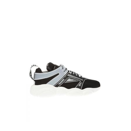 Moschino Sneakers with reflective insets Sort, Dame, Størrelse: 35 EU