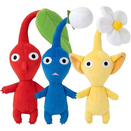 Ny Pikmin-bamse | Pikmin-bamser leketøy for spillfans gave | Søt utstoppet dyrefigur for barn gutter og jenter - Snngv