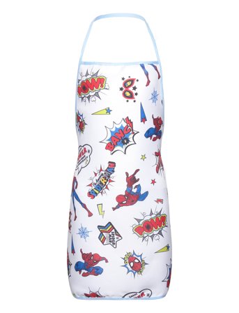 Kids Apron + Hat - Spiderman 2385 Patterned BrandMac