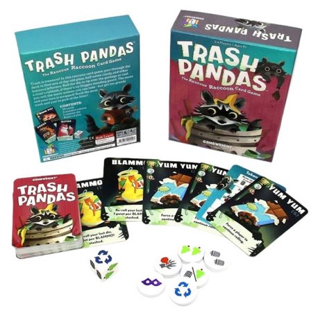 Trash Pandas - Det Vilde Vaskebjørn Kortspil Party Game