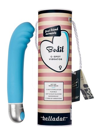 Belladot Bodil G-Spot Vibrator Blue - Blue - ONE SIZE