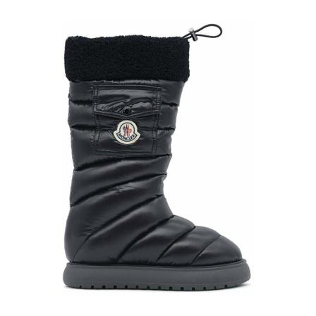 Moncler, Gaia Pocket Snow Boots Czarny, Kobieta, Rozmiar: 38 EU