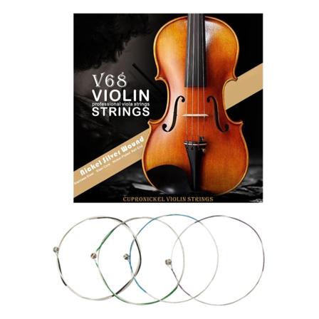 4 kpl/ set Professional Strings EADG Cupronickel String Universal Viuluille