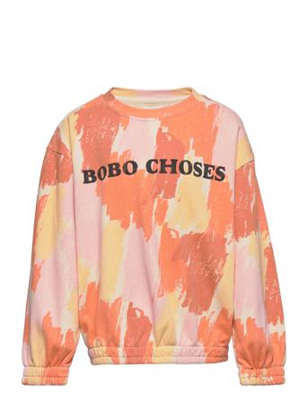 Shadows All Over Sweatshirt Sweat-shirt Tröja Multi/mönstrad Bobo Choses