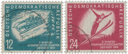 DDR 1951 - MICHEL 280-281 - Stemplet