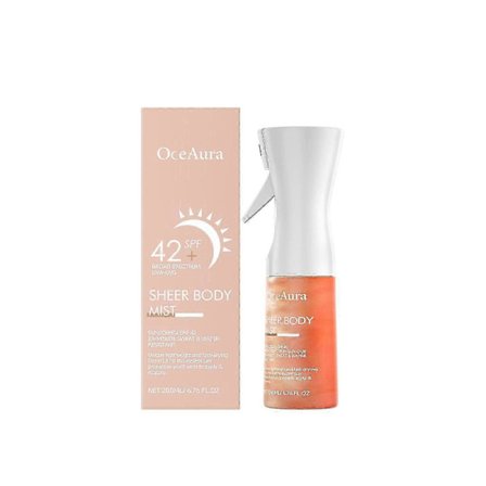 UV-skyddande kroppsspray - Återfuktande, icke-klibbig, vattenresistent, 200 ml