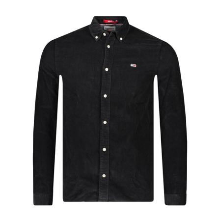 Tommy Hilfiger, Overhemd Zwart Zwart, Heren, Maat:L,Katoen