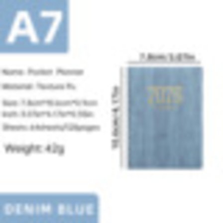 365-dagars 2025 Portabel A7 Fickplanerare PU-Omslag Daglig Veckoplaneringsbok Kalender Journal Skolmaterial Kontorsmaterial Agenda NY