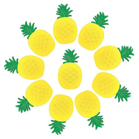 10 st Ananas Kylskåpsmagneter Frukt Kylskåpsmagneter Whiteboard Kylskåpsdekorationer
