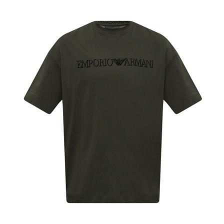Emporio Armani, T-Shirts Groen, Heren, Maat:M,Katoen