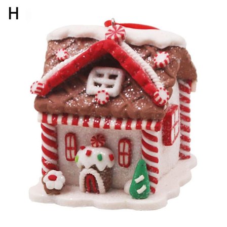 Joulutalo riippuvalaisin Joulun piparkakkutalo H H