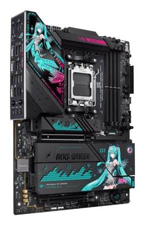 ASUS ROG STRIX X870E-H GAMING MIKU WIFI7 (ATX, X870E, AM5, DDR5) - Hatsune Miku Edition