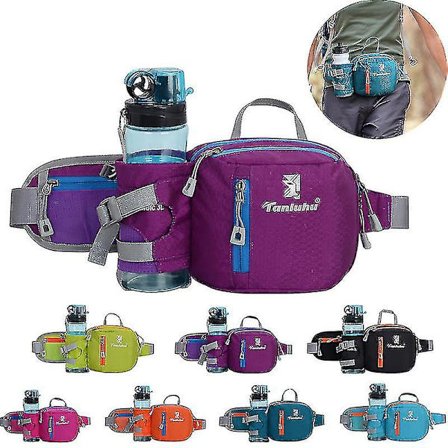 Juoksulaukku Vyölaukku Ulkouima Marathon Gym Urheilu Fitness Vesipullo Laukku Vyötärölaukku