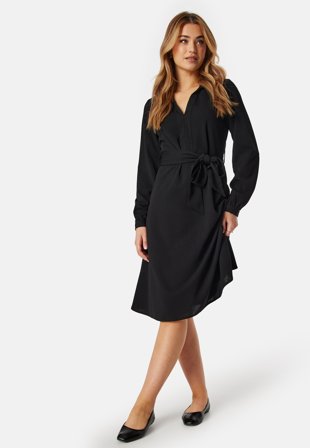 Happy Holly - Londina dress - Black - Kläder - - Bubbleroom
