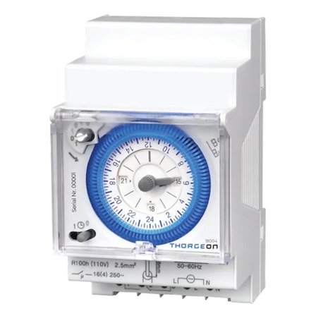 ThorgeOn Analog Timer Bryter 2-kanal