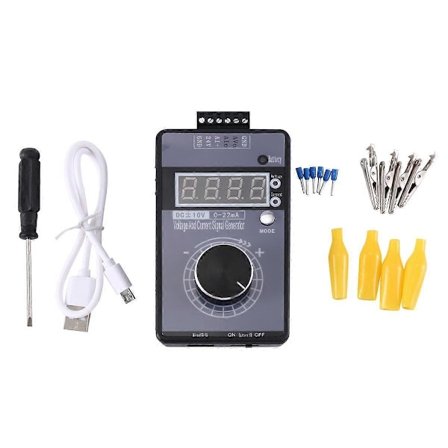 Håndholdt positiv og negativ spenning 0-10V5V strømsignalgenerator prosesskalibrator