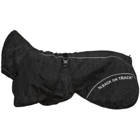 Back on Track Bay Rain Coat High Set Tail 40-50 cm Black