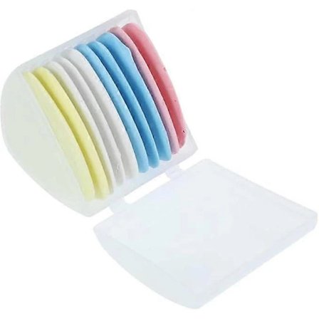 10-pak Skrædderkridt Quiltkridt Hvide Kridt Stofmarkører Kridt Trekantkridt til Skræddere Farvede Kridt Stofkridt til Syning Skrædderpen...