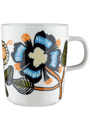 Marimekko Tiara Mug 2,5 Dl Glas Vit ONESIZE