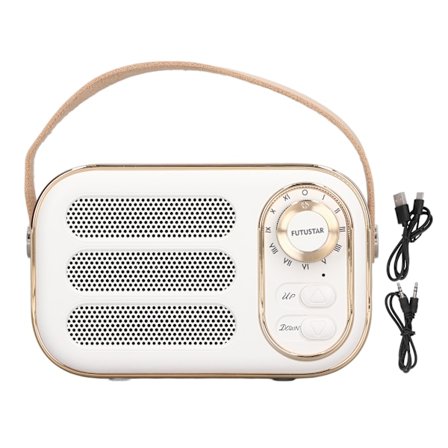 Mini Bluetooth Højttaler Trådløs Retro Bærbart Design til Hjem og Bil