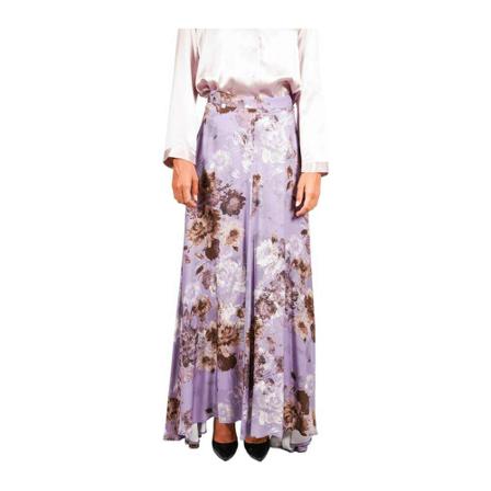 Manila Grace Maxi Roks , Paars , Dames , Maat: 2XS Maxi Rokken