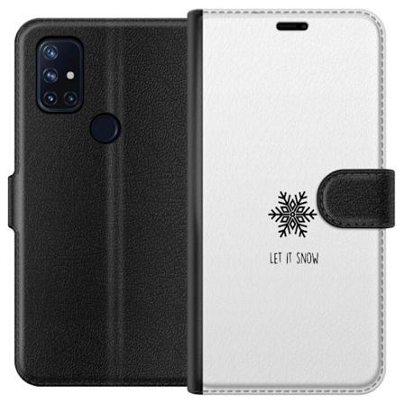 OnePlus Nord N10 5G Plånboksfodral Låt de snöa