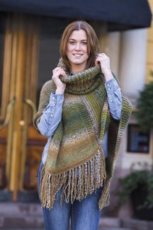 Neuleohje Poncho ja kauluri